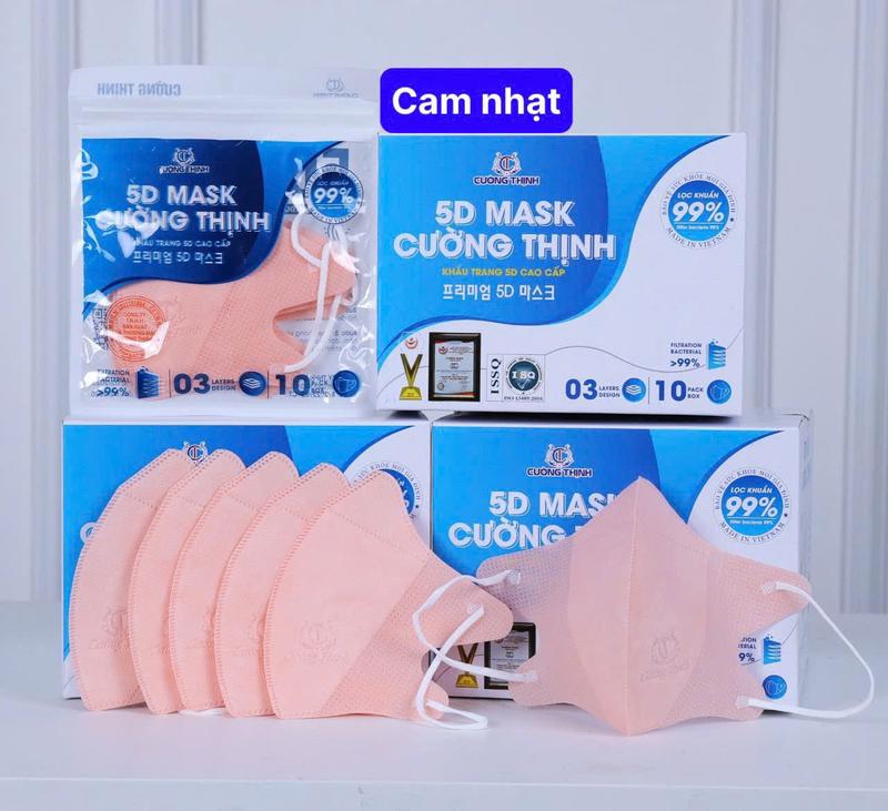 [Thùng 500 cái] Khẩu trang 5D Cường Thịnh chính hãng kháng khuẩn dày dặn mềm mại - Phụ Kiện, Accessories 4