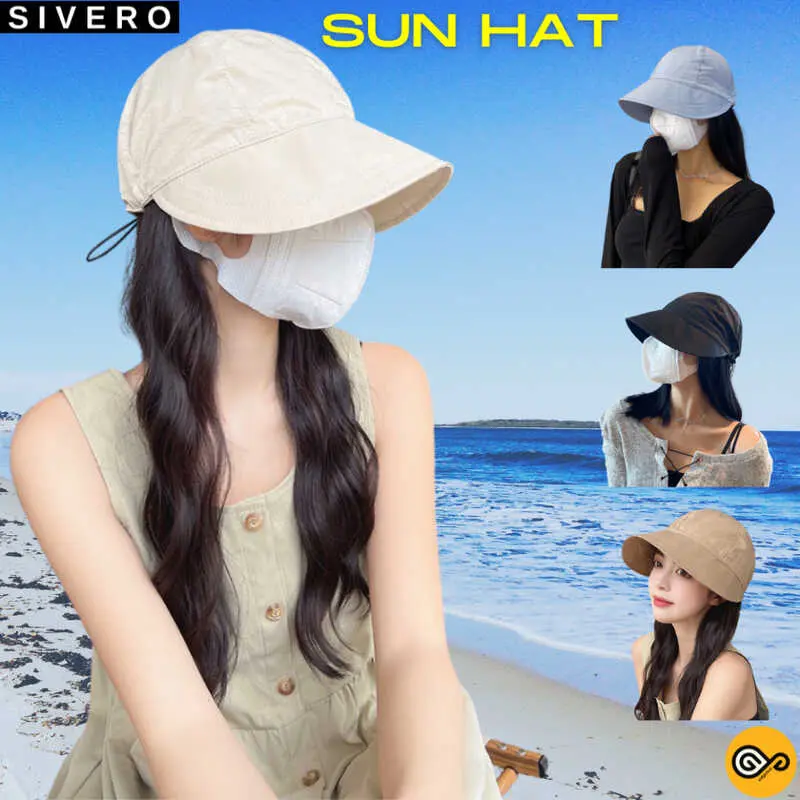 Women Sun Hat Sunproof  Foldable Adjustable Sunscreen Fisherman Bucket Hat Cap Woman T Pantai Wanita Beach