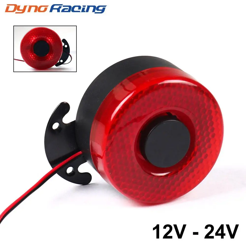 ไซเรนเตือนอัตโนมัติ, DC 12V-24V, 105dB, สัญญาณเสียง, แตรฉุกเฉินด้านหลัง, พร้อมเสียงบี๊บ LED, แตรอากาศย้อนกลับ, สำหรับรถยนต์, BX102098 Car