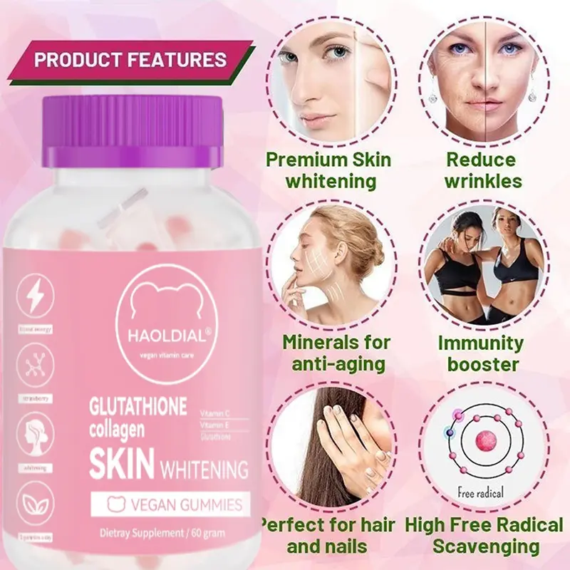 FDA] BIYODE Glutathione Collagen Gummies, with antioxidant, whitening and  anti-freckle effects Brightens Skin Glowing detox Skin Whitening Anti-Aging  Pampapayat ng body