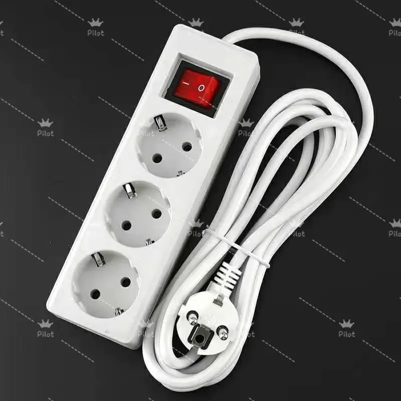 STOP KONTAK + KABEL 2/3/4/5 LUBANG 3/5 METER SNI Colokan stop  kontakkabel 4
