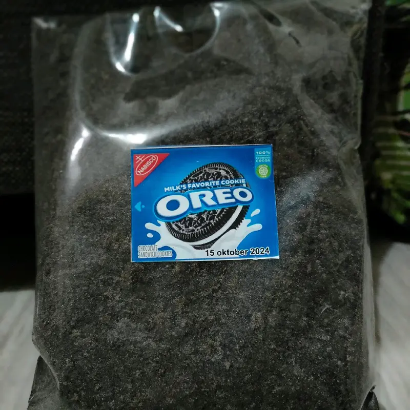 Toping Oreo Bubuk Halus 1 Kilogram Organik Boba Cream 4