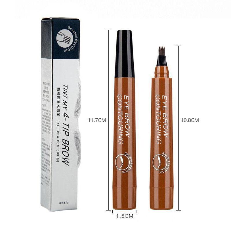 Product Introduction of Bút Chì Kẻ Lông Mày 4 Điểm, Không Thấm Nước, Bút Kẻ Lông Mày Dạng Lỏng, Lâu Trôi, Mỹ Phẩm, Bút Chì Kẻ Lông Mày Microblade, Maquillajes Para Mujer, Sản Phẩm Trang Điểm 26