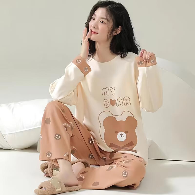 Monody - Baju Tidur Wanita Dewasa Piyama Set Kekinian / Model Kaos PP /  Motif Lucu 1