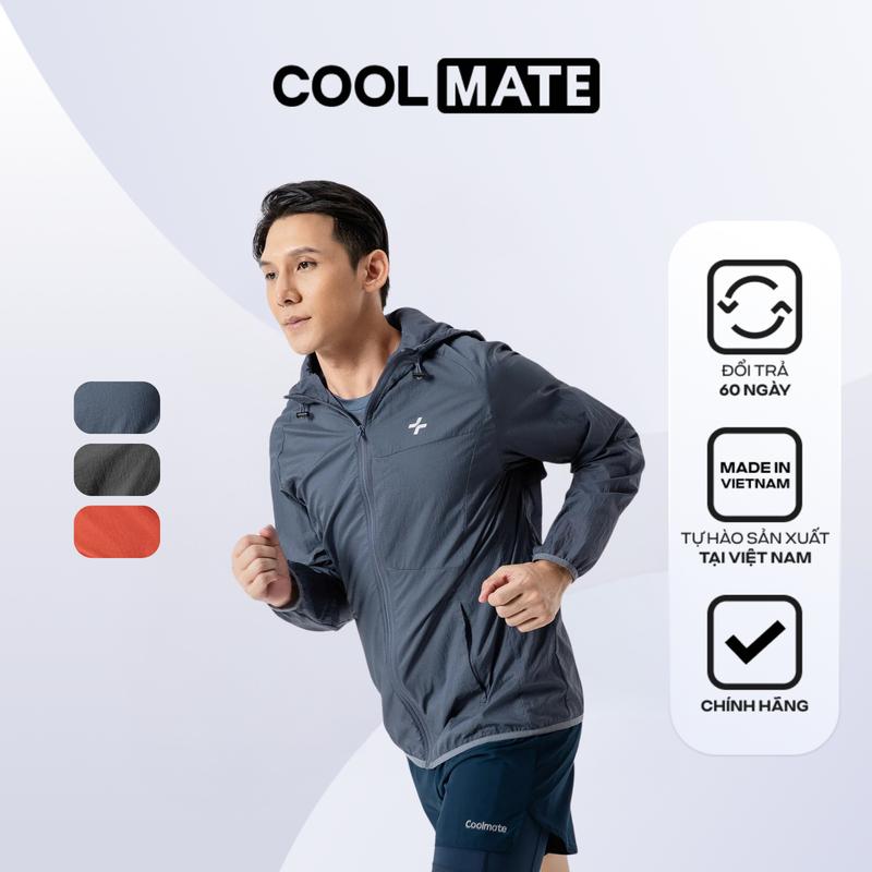 Áo khoác thể thao Windbreaker Nylon Ripstop Chống gió - Coolmate