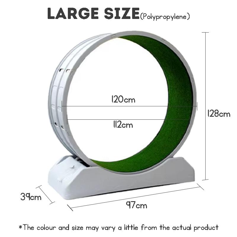 Product Introduction of Silent rolling solid wood fiberboard cat and dog treadmill running wheel pet exercise fitness gym toy 57