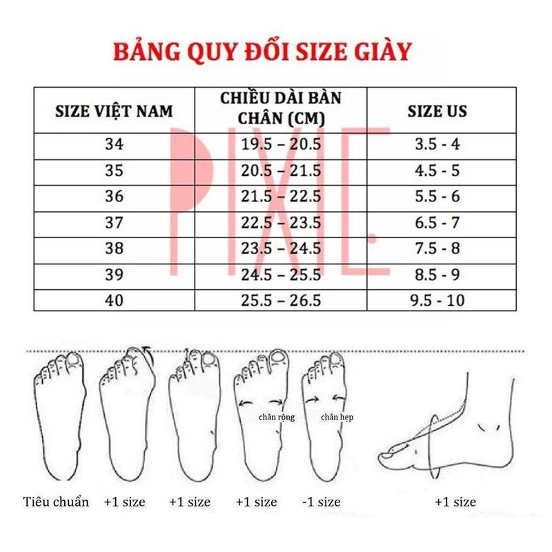 Product Introduction of Giày Búp Bê Bệt Da Thật Êm Chân Gắn Nơ Pixie X603 7