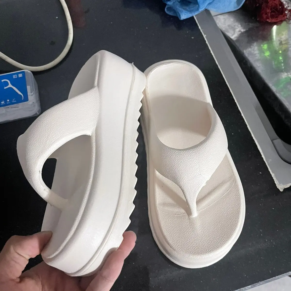 Dép tông nữ đế cao 7cm chất liệu EVA cao cấp (TB819)