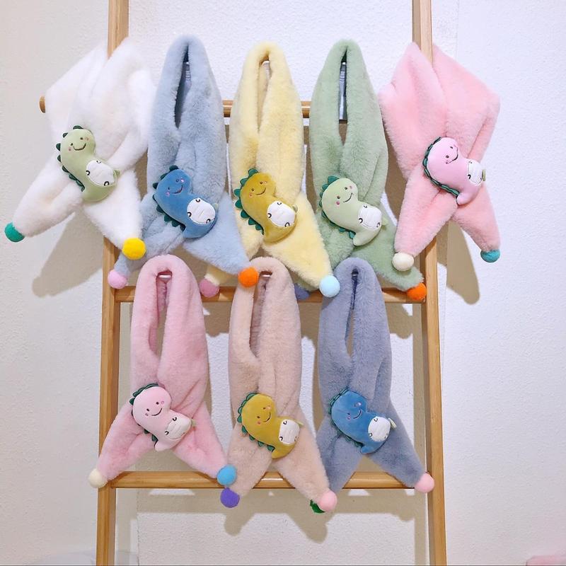 Khăn choàng cổ cho bé lông tuyết Hình Thú