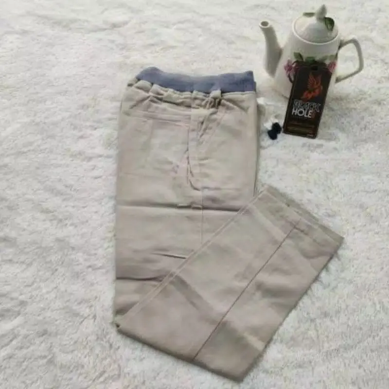 CELANA ANAK PANJANG MODEL CHINO RIP USIA 1 2 3 4 5 6 7 8 9 10 11 12 tahun cowok Katun 1