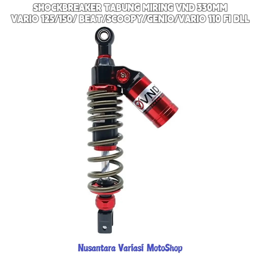 VND Shockbreaker Tabung Atas AK 777 B1 330mm Vario 125/ Vario 150/ Beat FI/ New Scoopy/ Vario 110 FI