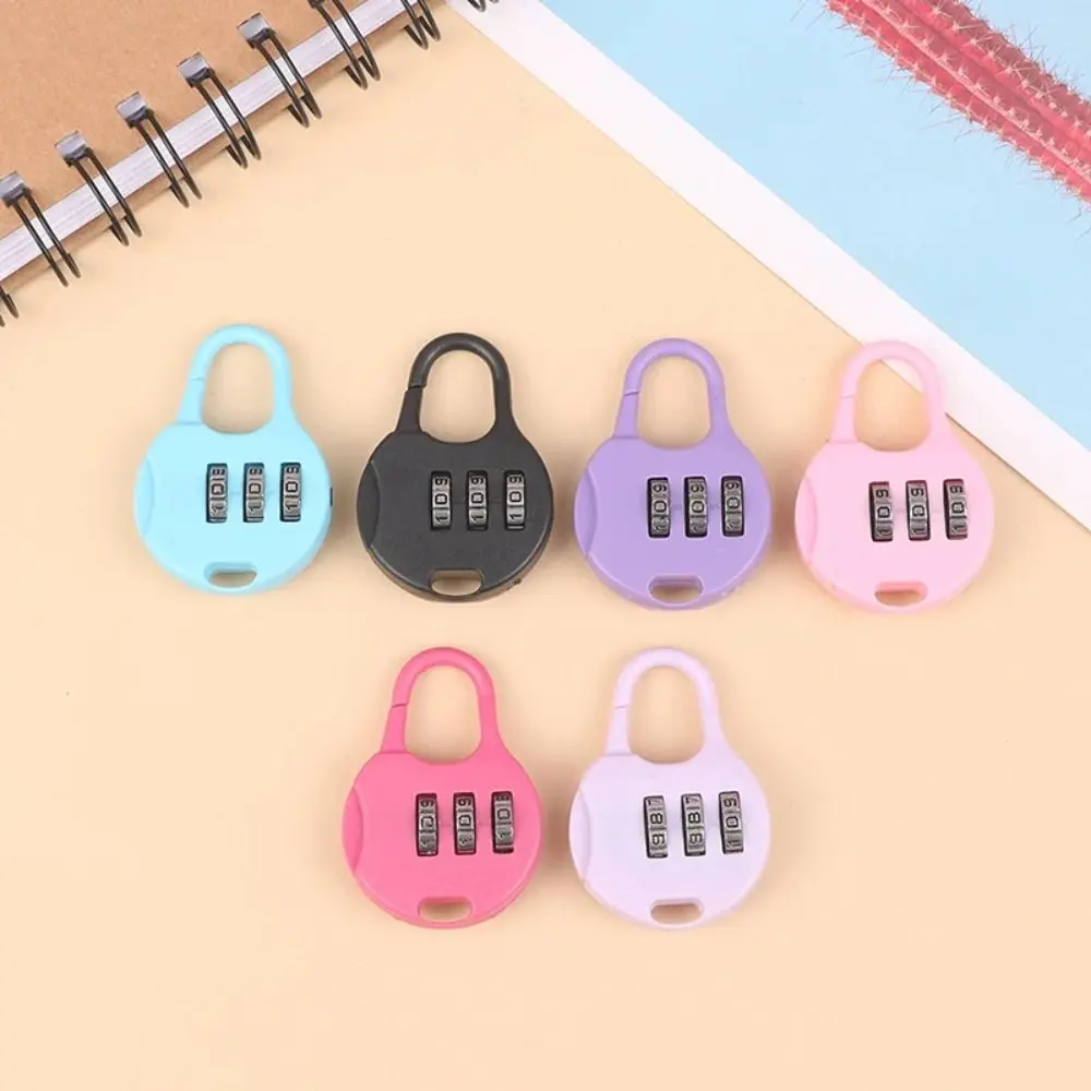Solid Plastic Password Combination Lock Luggage Travel Lock Backpack Padlock Padlock Combination Padlock Password Lock Digit Locks Trolley Case