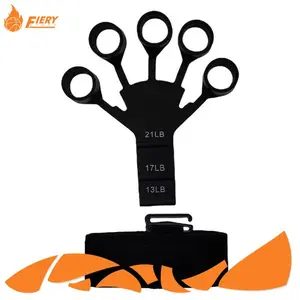 Finger Exerciser Peralatan Tambahan Pelatih Pergelangan Tangan Lima Jari Korektor Pelatih Fleksi Dan Ekstensi Jari  Silicone TRAINER FINGER Sport Olahraga Outdoor
