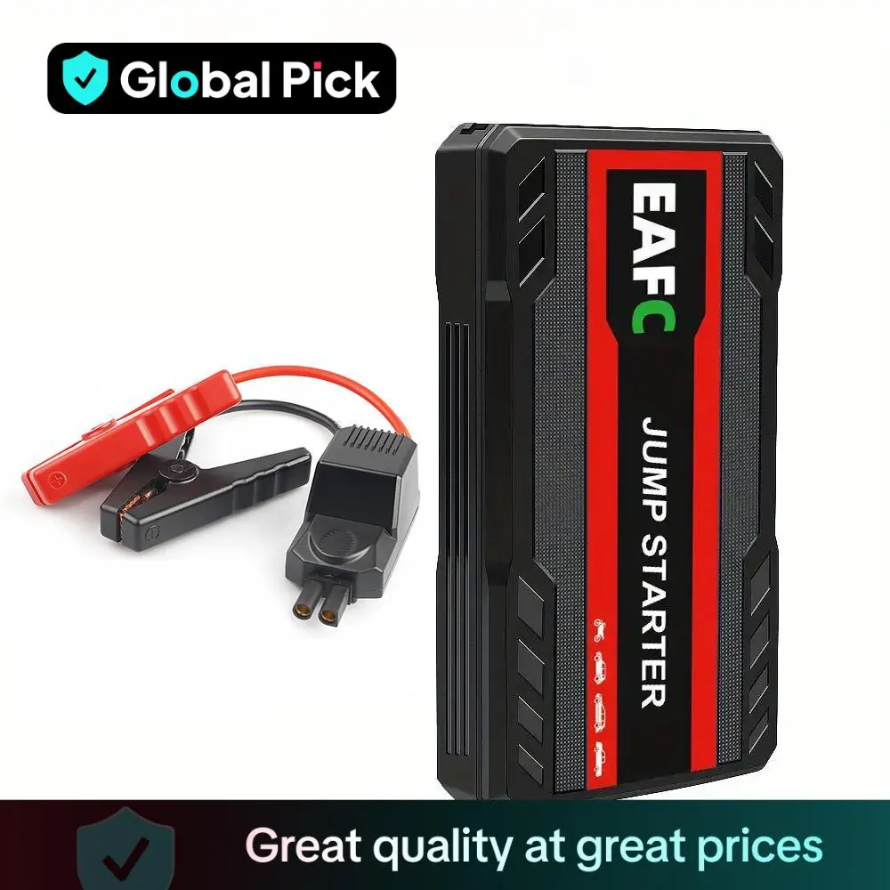 EAFC 12V 800A Peak Portable Car Jump Starter, Multi Function Car Jump Starter Emergency Booster, Emergency Mobile Power Battery Charger, Men Gadgets, Car Accessories, Vehicle, Battery Pack, Automotive