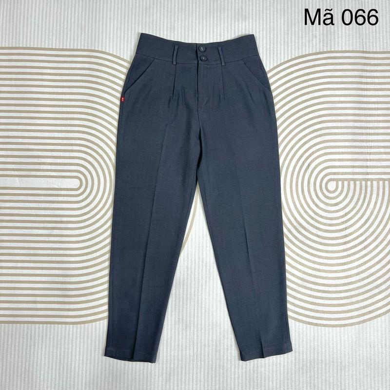 Quần âu dáng baggy mã 066 chất xước lạnh mềm mỏng nhẹ và mát thanh lịch cho nữ. THÀNH NAM 7