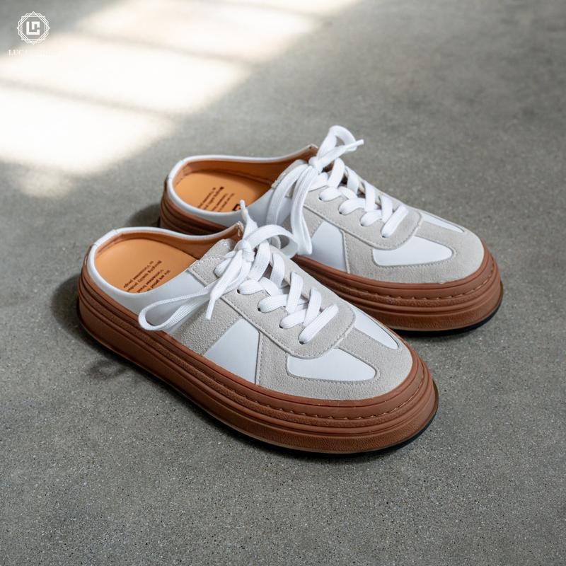 Giày Sục Gat Slip On Lucas Shoes,Chất Liệu Da Bò, Thoáng Mát, Dễ Phối, Tăng Chiều Cao 4.5cm