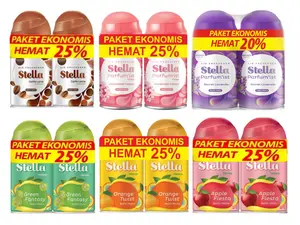 PAKET HEMAT STELLA REFILL MATIC MULTIPACK (ISI 2) - Pengharum Ruangan