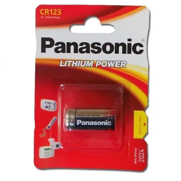 Baterai Panasonic CR123 / Battery CR123 Lithium Power / Baterei CR 123 2