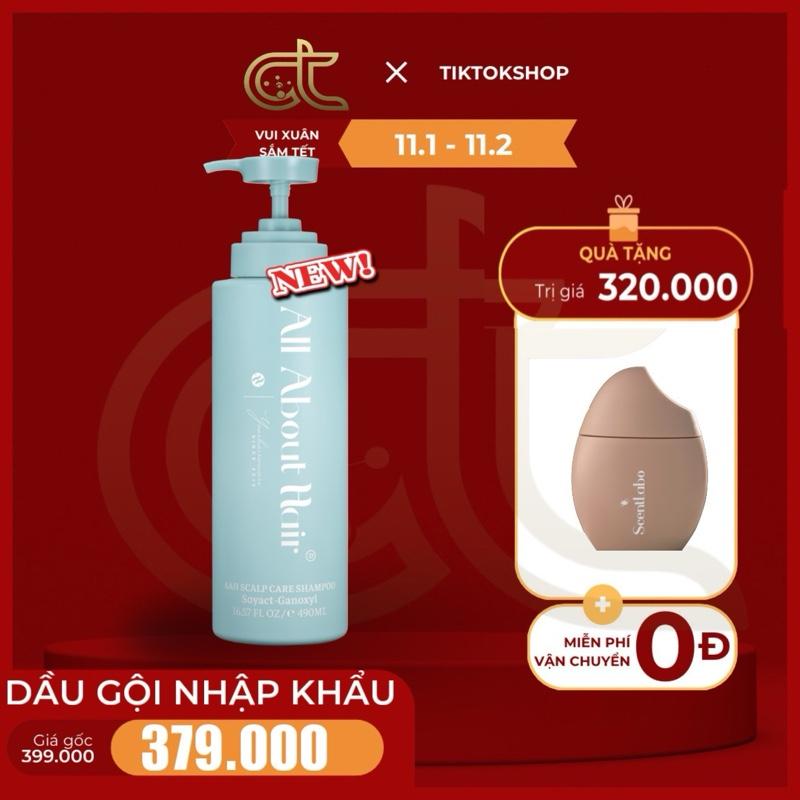AAH SHAMPOO - DẦU GỘI  ALL ABOUT HAIR NHẬP KHẨU THÁI LAN | 490ML ( TẶNG KEM TAY 30ML)