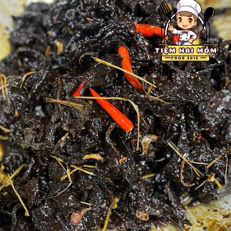   HÌNH THẬT THƠM NGON  Khô Bò Đen Tàu Xì Hương Vị Xưa Chợ Lớn Khô Dai Dẻo Vị Đậm Đà Ít Ngọt Cay Nhẹ Chất Lượng Vệ Sinh Ko Tanh Hôi 