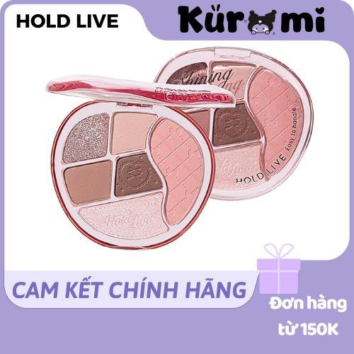 [HOLD LIVE] Bảng Phấn Mắt HOLD LIVE 6 Ô Màu Hình Quả Táo Eyeshadow Tray Big Apple Kuromi Cosmetic