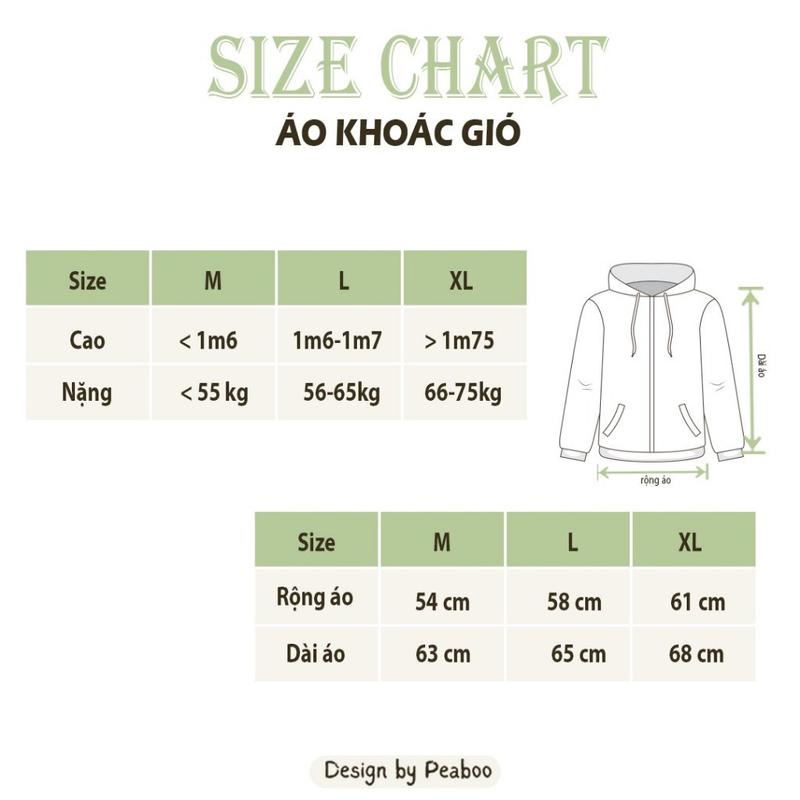 Product Introduction of Áo Khoác Gió Nam Nữ Mũ Cao Cấp 2 Lớp PEABOO Mã PBDOG In Hình Chống Nước Chống Nắng Form Rộng Kiểu Dáng Unisex 2