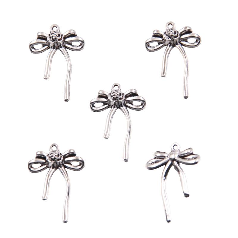 Product Introduction of Charm Mặt Dây Chuyền, 10 Thắt Nơ, Hợp Kim Tự Làm Nóng Bỏng, Rỗng, Dễ Thương, Làm Bằng Tay, Thích Hợp Cho Vòng Cổ Và Vòng Tay, Phụ Kiện Trang Sức Diy Kim Tuyến 14