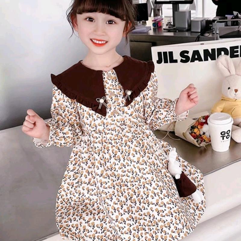 4-9th dress premium - dress anak import- dress Polos - dress boneka - rok anak cewek 4