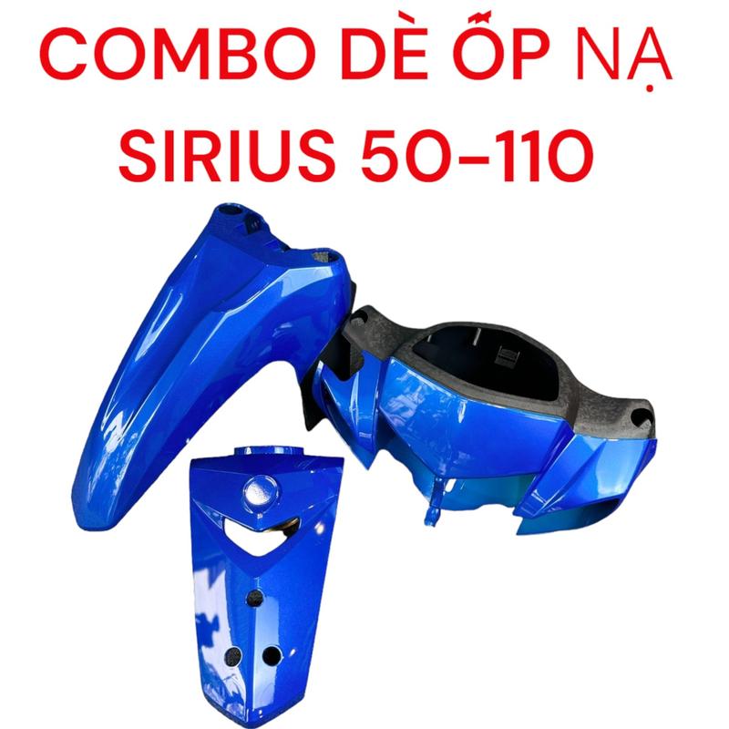 Combo 4 Món Dè Fi Ốp Sihelo Nạ 3 Lỗ - Ráp Như Rin Lắp Đặt Sirius 50-110cc Phụ Tùng Phụ Kiện