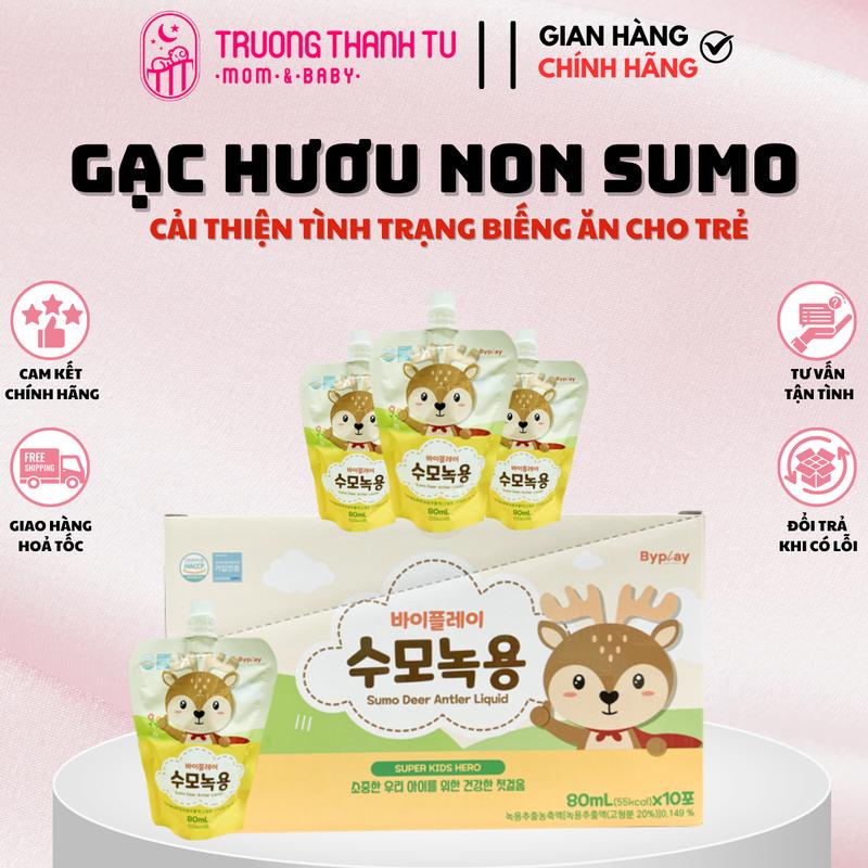 [40 GÓI 1 THÙNG] Nước Gạc Hươu Non SUMO HÀN QUỐC Cho Bé, Hỗ Trợ Bổ Sung Vitamin Giúp Bé Ăn Ngon