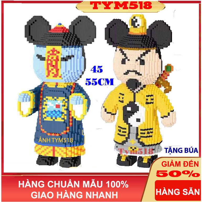 xếp hình cương thi 45cm 46cm 55cm đạo sĩ diệt cương thi Đo choi lắp ráp mô hình cỡ lớn Hàng Đẹp bear bricK.