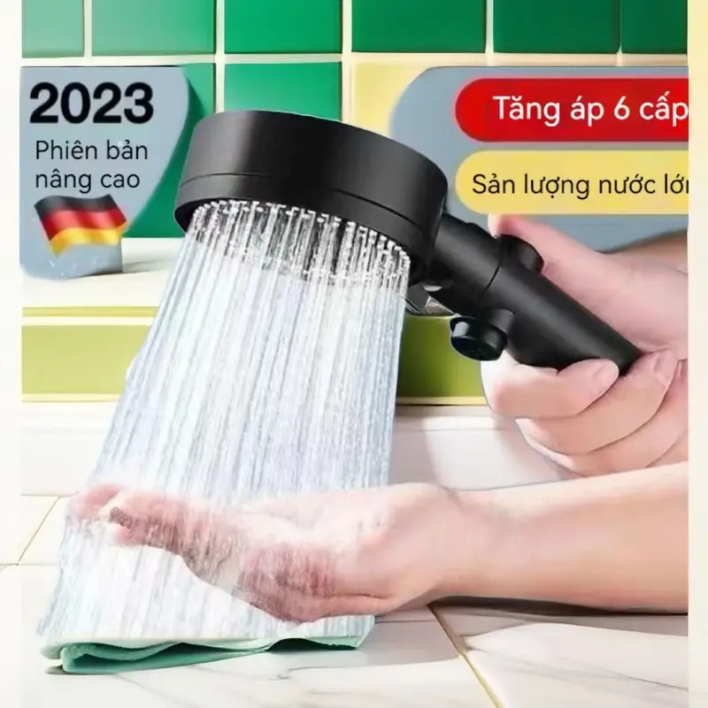 VÒI SEN TĂNG ÁP CỰC MẠNH 5 CHẾ ĐỘ TIẾT KIỆM NƯỚC  Vòi Sen Tăng Áp Vòi Hoa Sen Siêu Mạnh Tiết Kiệm Nước 1