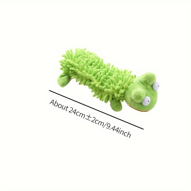 Interactive plush dog toy with squeaking sound for chewing and molar training - the perfect little dog toy for play and dental health 2
