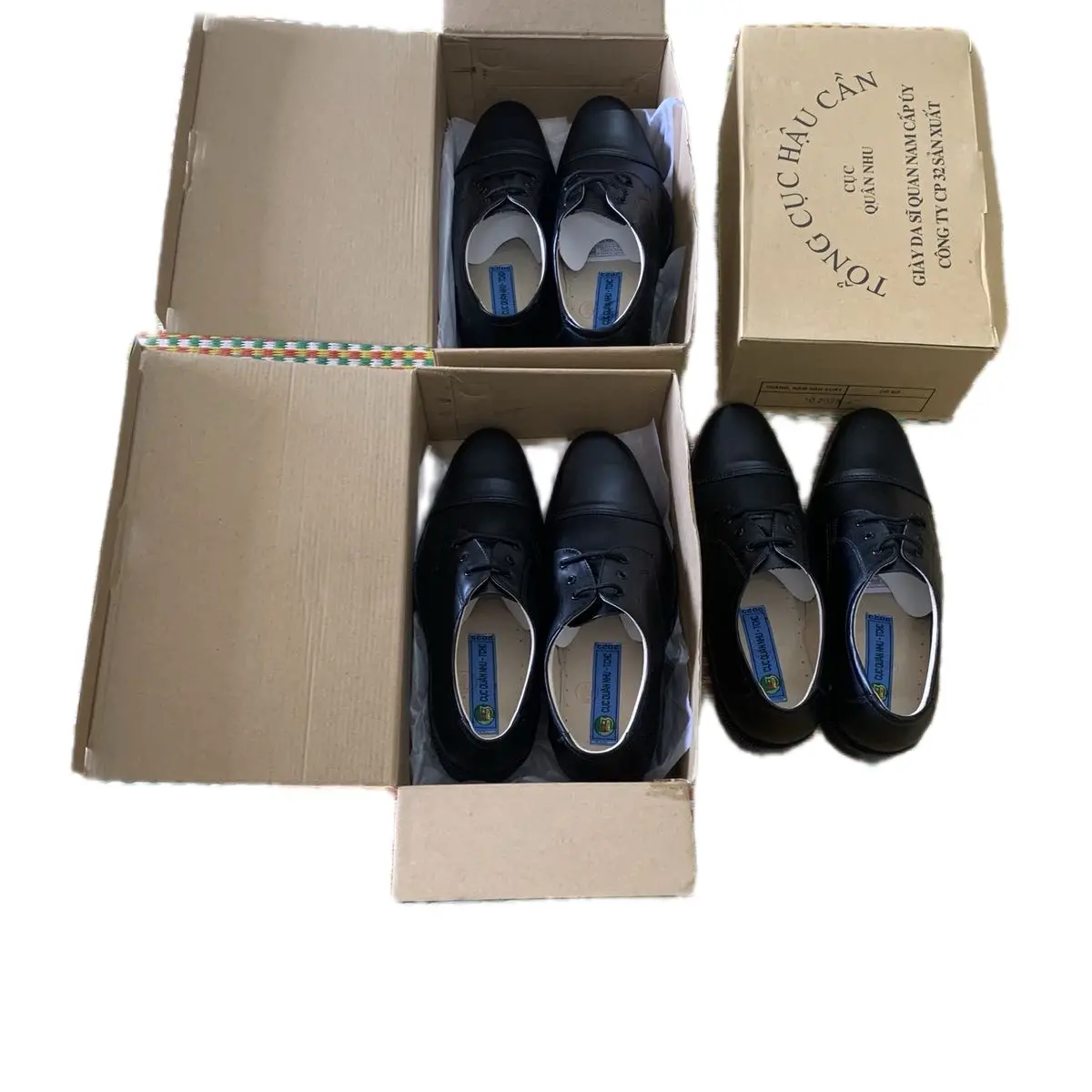 Giầy da sĩ quan ,hàng quân nhu , đủ size , giầy nam Boots