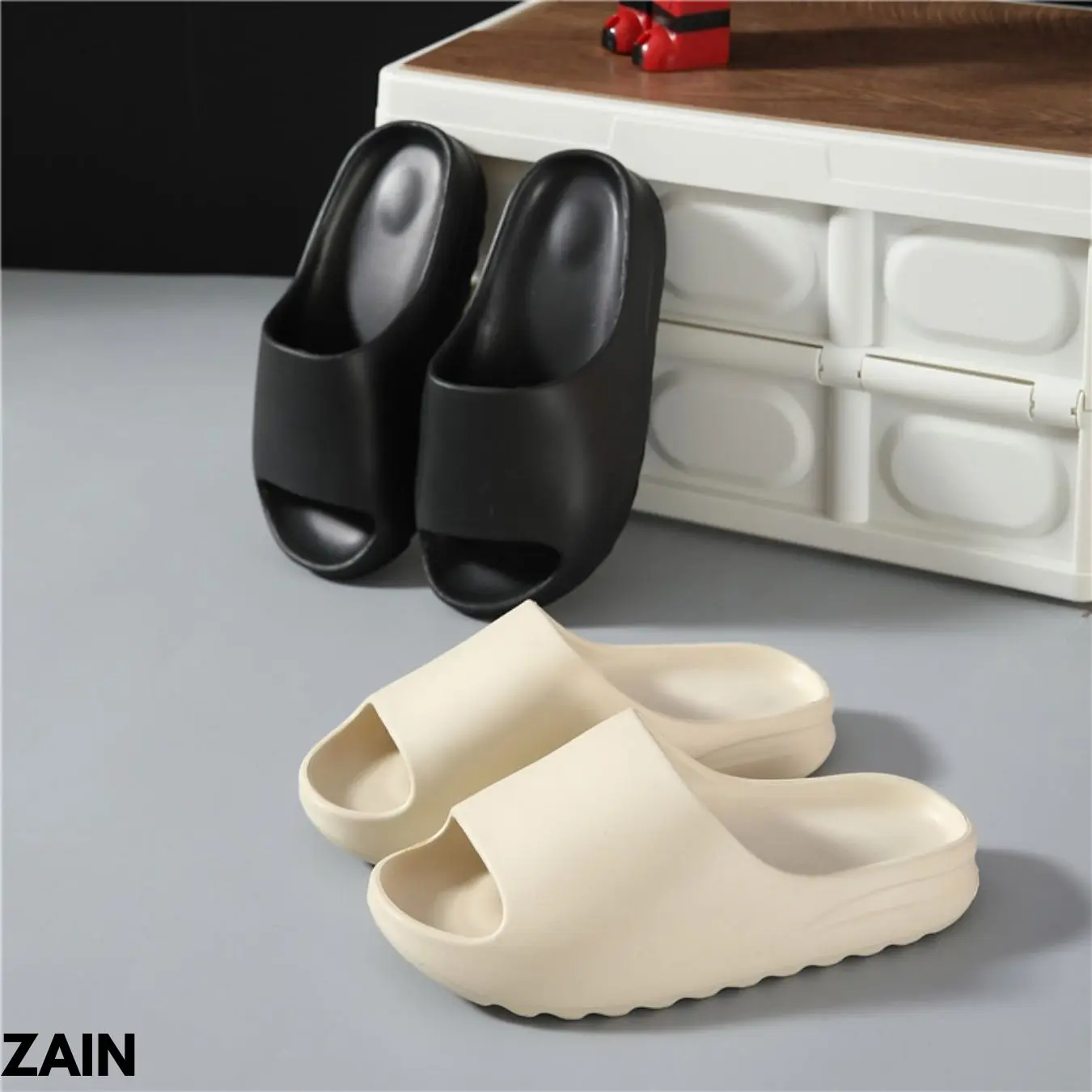 SANDAL WANITA PRIA SOLE TINGGI ALA BRANDI PEDI GITUH BAHAN RUBBER BERKUALITAS  ZAIN
