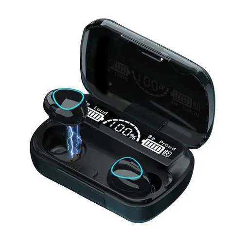 ARKANATECH Headset Bluetooth TWS M10 BLUETOOTH Wireless mega bass EARPHONE Gaming 2in1 Powerbank Headphones 1