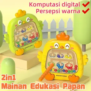 Magnetik Papan Gambar /Mainan Edukasi Kreatifitas/papan Catur Magnetik/ Papan Magnet Beads Sorting Number Drawing Board Anak Plastik