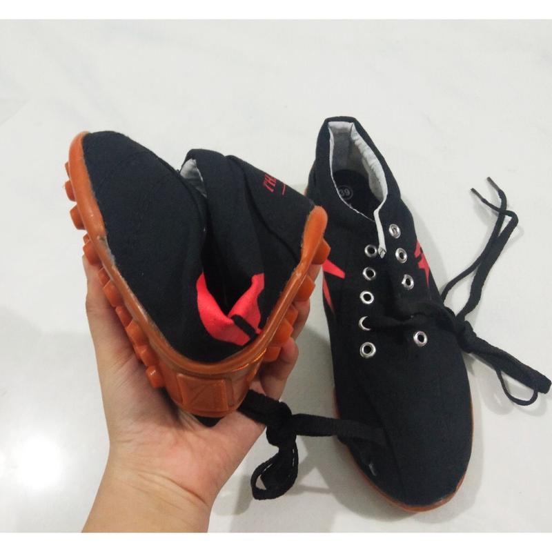 Giày đế dinh đá bóng, giày vải cho Nam, fom rộng đặt lùi 1 size Giày Đá Bóng Đá Banh Sport Chống Trơn Trượt Tập Thể Dục 3