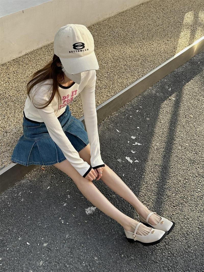 Product Introduction of French Retro Square Toe Low-Cut Mary Jane Leather Shoes 2023 Spring New Girl Soft Leather Low Heel Shoes Elegant Fashion Footwear Walking Shoes Women Comfort 15