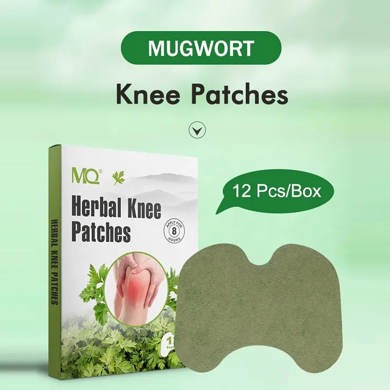 10pcs Wormwood Knee Patches, Wormwood Patches For Knee, Back, Neck, Shoulder Relief And Muscle Soreness, Arthritis, Tenosynovitis