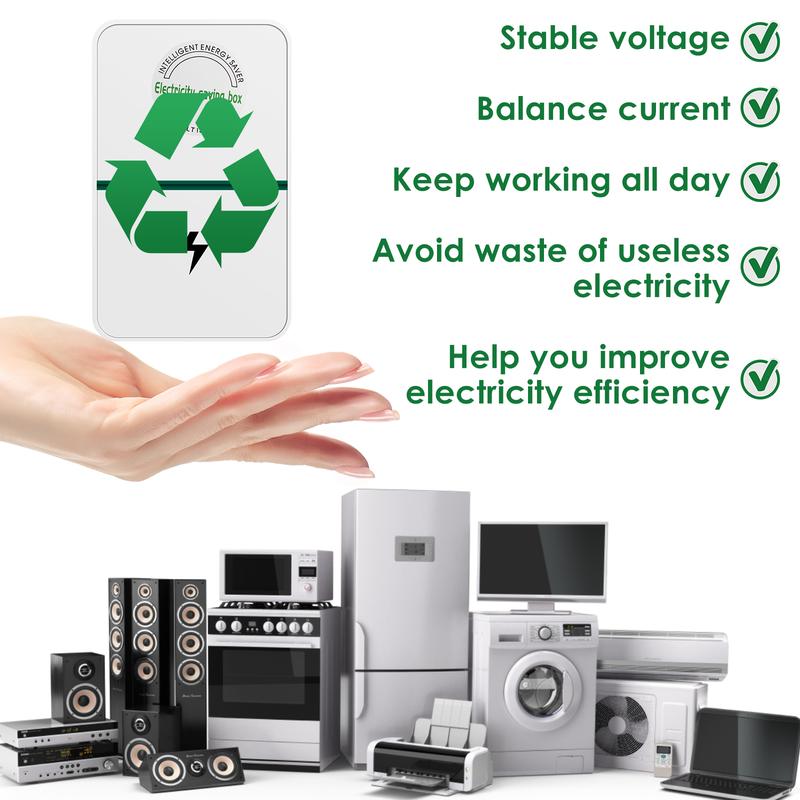 Product Introduction of BIA Power Saver Portable Electricity US Energy Saver Smart Saving Box Safe Household Plug 90V-250V for Office Kitchen Accesso 31