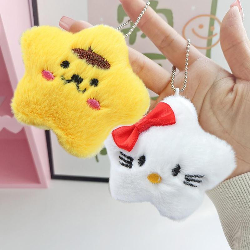 Product Introduction of Mặt Dây Chuyền Túi Nhồi Bông Hình Ngôi Sao, Thiết Kế Hoạt Hình Dễ Thương, Quyến Rũ Túi, Phụ Kiện Túi, R3U9 14