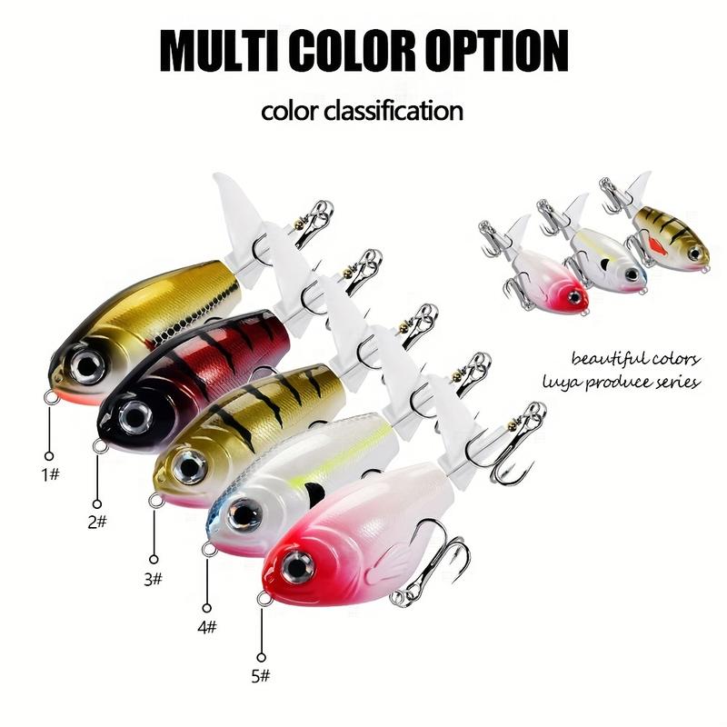 TikTok Shop: Five Fish-Type Buoy Fishing Lure-Artificial Lure with 