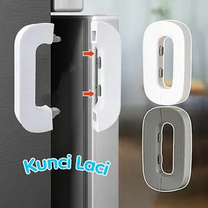 Edden Kunci Kulkas Pengaman Anak Pengunci Kulkas Safety Lock Kulkas Anak