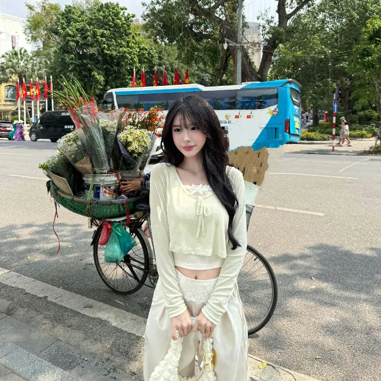 AREUM Set Áo Beri Tay Dài