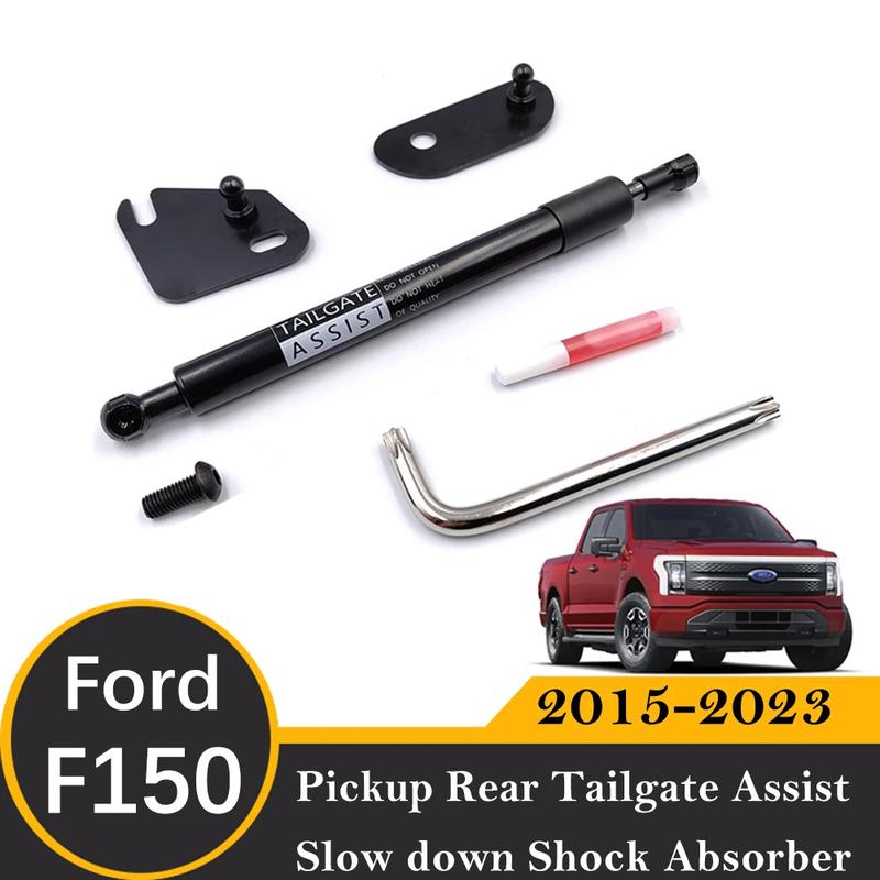 Product Introduction of Truck Lift Assist Fits for F150 2015-2023 Accessories Soft Truck Tailgate Assist Kits Soft Open Easy Down Easy Lift 15
