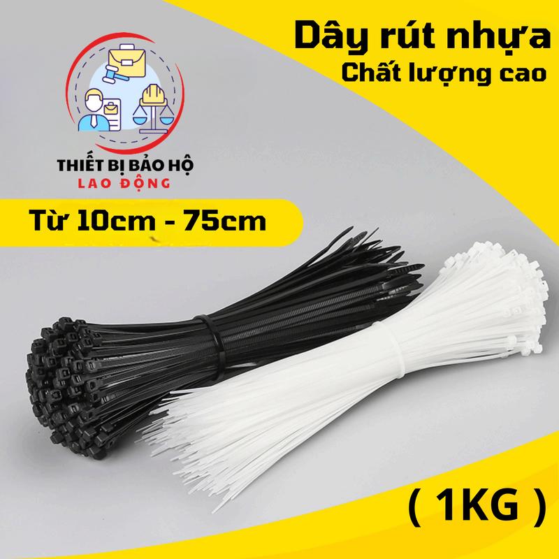   1KG Dây rút nhựa dây thít nhựa Chất Lượng Cao siêu tiết kiệm - Thiết Bị Bảo Hộ Lao Động 