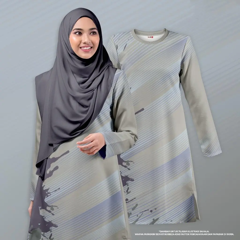 Ready Stock 2025 Raya Muslim Jersey Daily Sportswear Malaysia Labuh Muslimah Sportswear For Women