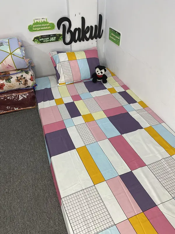 (Gratis Sarung Bantal dan Guling ) Sprei Murah Promo 180 160 120 x200 Satu Set Karakter Bahan Katun Halus Premium Terbaru/ Bakulshopp 7