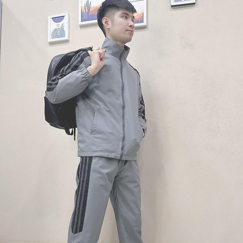 Bộ Quần Áo Thể Thao Nam Nữ Hàng Kỹ 2 Lớp Mẫu Mới Chuẩn Chất Lên Dáng Đẹp Sport Chạy Bộ 3 Màu Đen Xám Kem Be Size M L XL 2XL 3XL